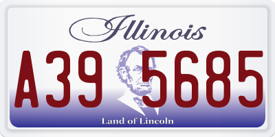 IL license plate A395685