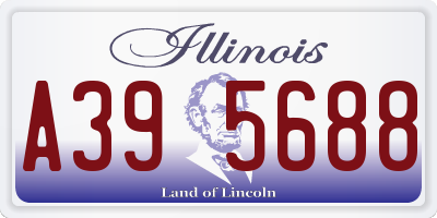 IL license plate A395688