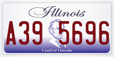 IL license plate A395696