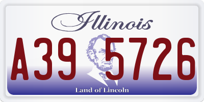 IL license plate A395726