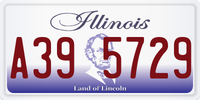 IL license plate A395729