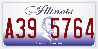 IL license plate A395764