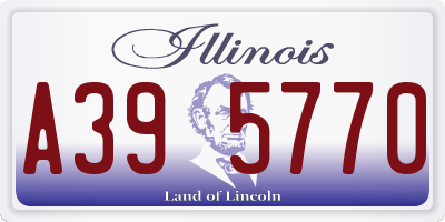 IL license plate A395770