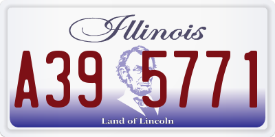 IL license plate A395771