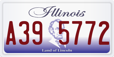 IL license plate A395772