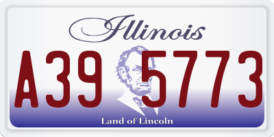 IL license plate A395773