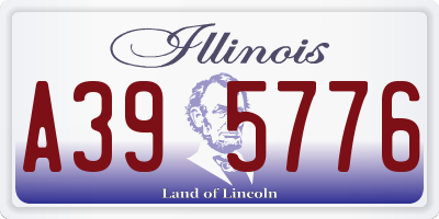 IL license plate A395776