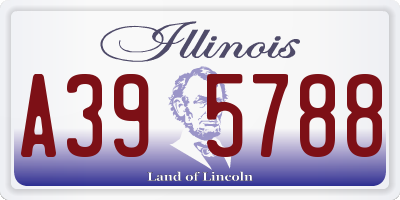 IL license plate A395788