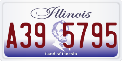 IL license plate A395795