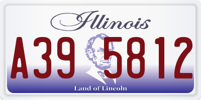 IL license plate A395812