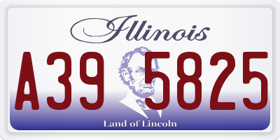 IL license plate A395825