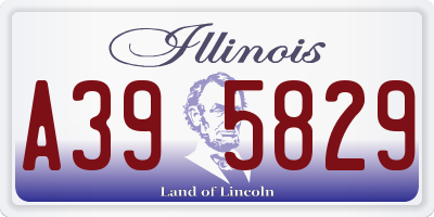IL license plate A395829