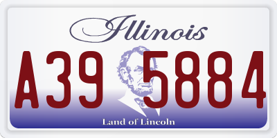 IL license plate A395884