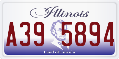 IL license plate A395894