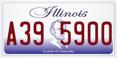 IL license plate A395900