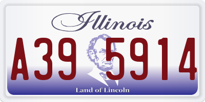 IL license plate A395914