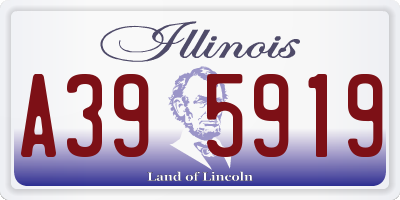 IL license plate A395919
