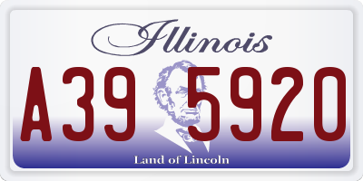 IL license plate A395920