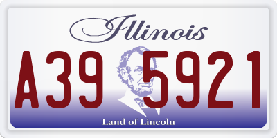 IL license plate A395921