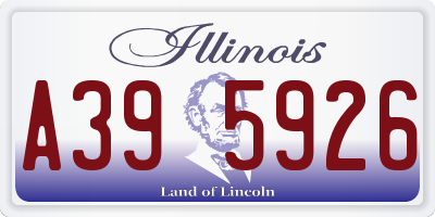 IL license plate A395926