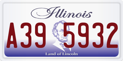 IL license plate A395932
