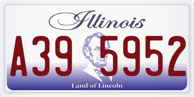 IL license plate A395952