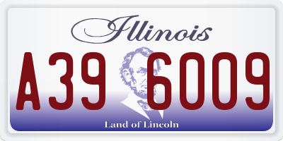 IL license plate A396009