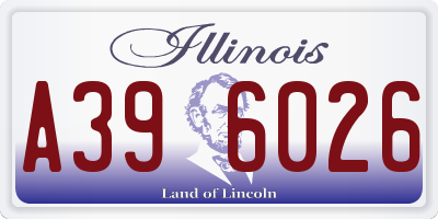 IL license plate A396026