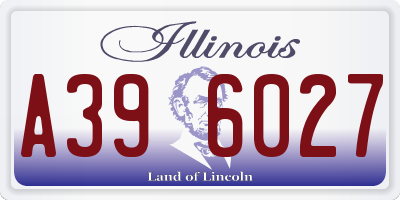 IL license plate A396027