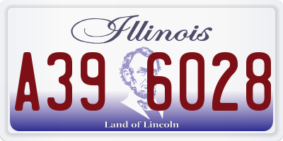 IL license plate A396028