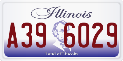 IL license plate A396029