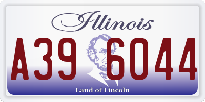 IL license plate A396044