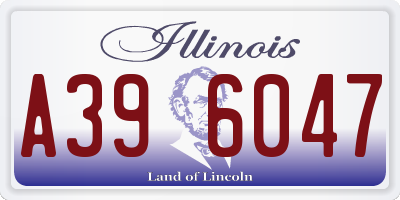 IL license plate A396047