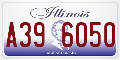 IL license plate A396050