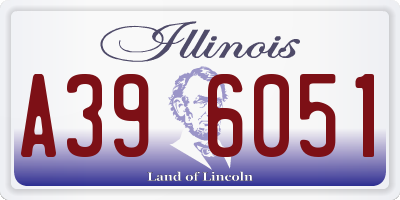 IL license plate A396051