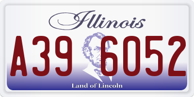 IL license plate A396052