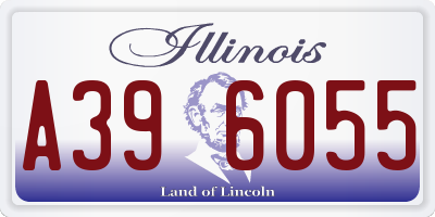 IL license plate A396055