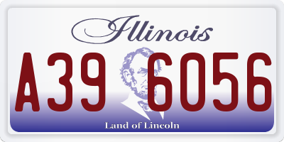 IL license plate A396056