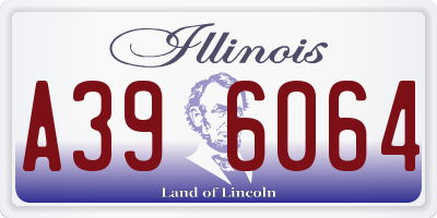 IL license plate A396064