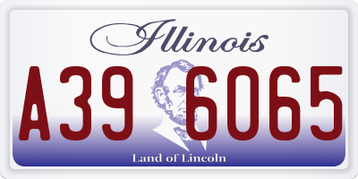 IL license plate A396065
