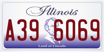 IL license plate A396069