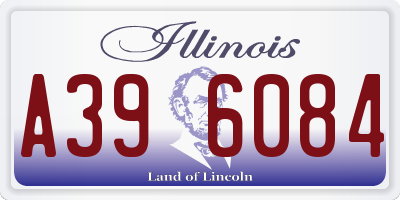 IL license plate A396084