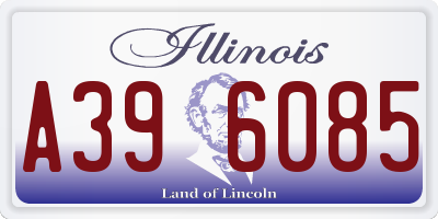 IL license plate A396085