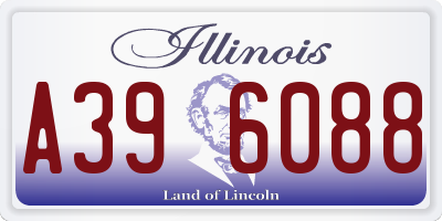 IL license plate A396088