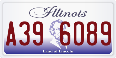 IL license plate A396089