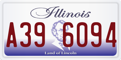 IL license plate A396094