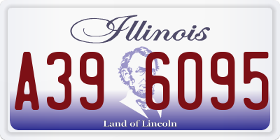 IL license plate A396095
