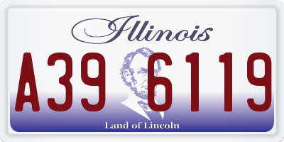 IL license plate A396119