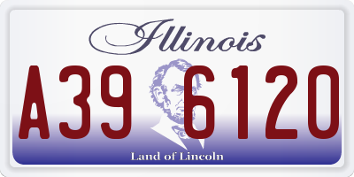 IL license plate A396120