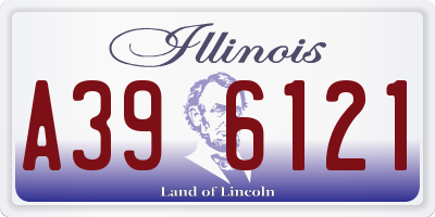 IL license plate A396121